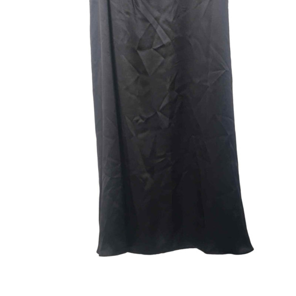 Carlos Miele strapless beaded asymmetric waist black gown Womans 38 US 8 - Picture 8 of 10